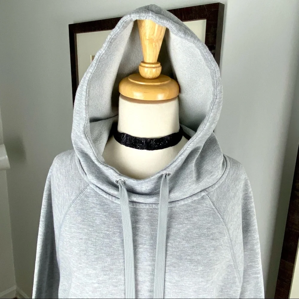 Athleta Incline Hoodie Gray M Super Soft spot - Picture 2 of 9